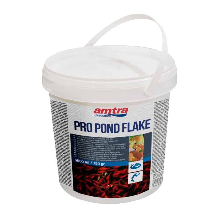 Amtra Pro Pond Flakes Πληρης Τροφη Για Χρυσοψαρα Και Κυπρινους Koi 500Gr