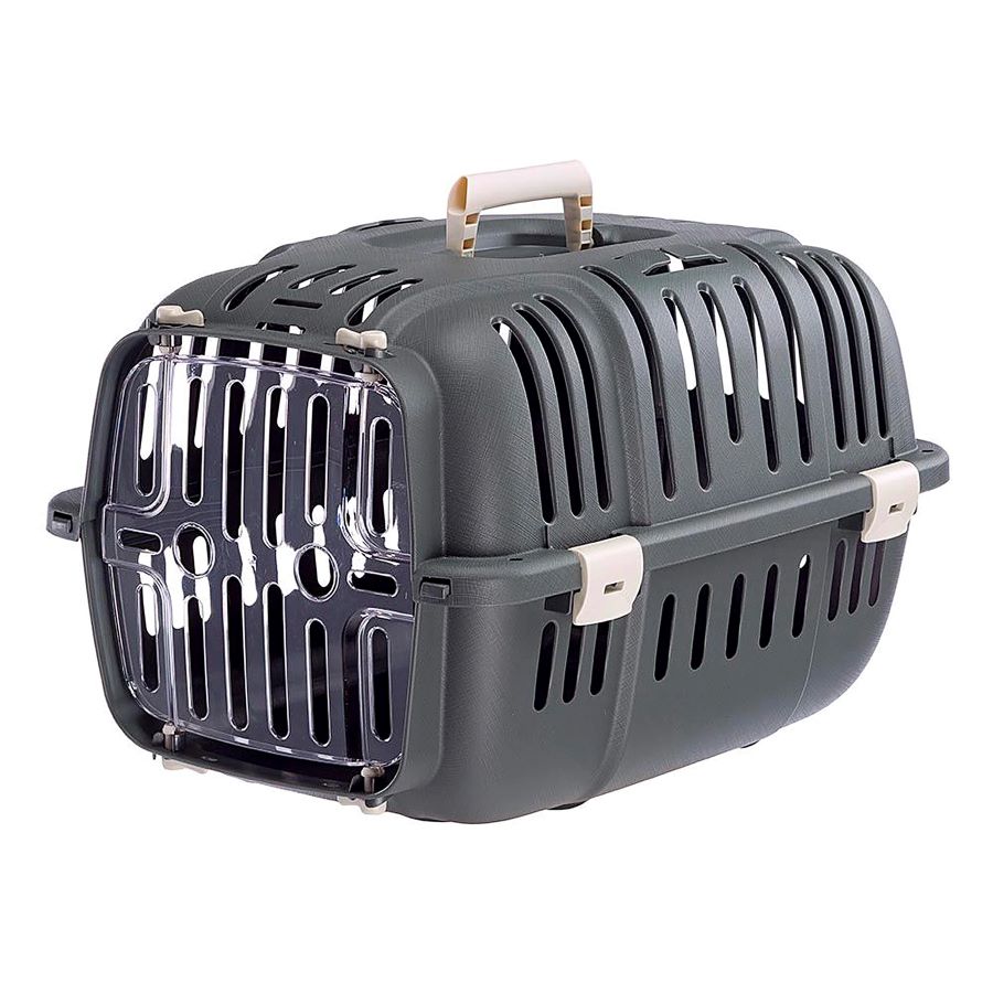 Ferplast Jet 10 Transportino Box Μεταφορας Σκυλου Και Γατας Γκρι 32X47X29Cm