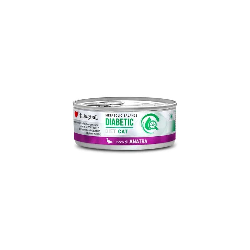 Disugual Diet Adult Cat Diabetic Wet Food Παπια 85Gr