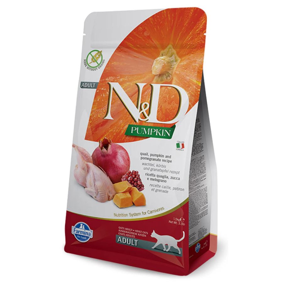 Nd Quail Pumpkin And Pomegranate Adult Cat 1.5Kg