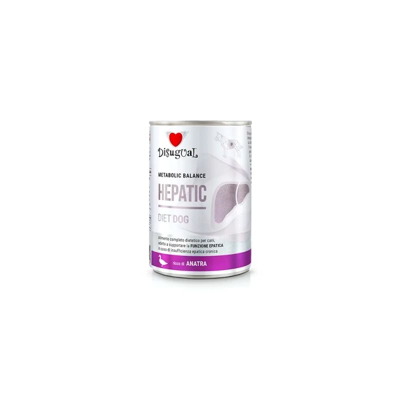 Disugual Diet Adult Dog Hepatic Wet Food Παπια 400Gr