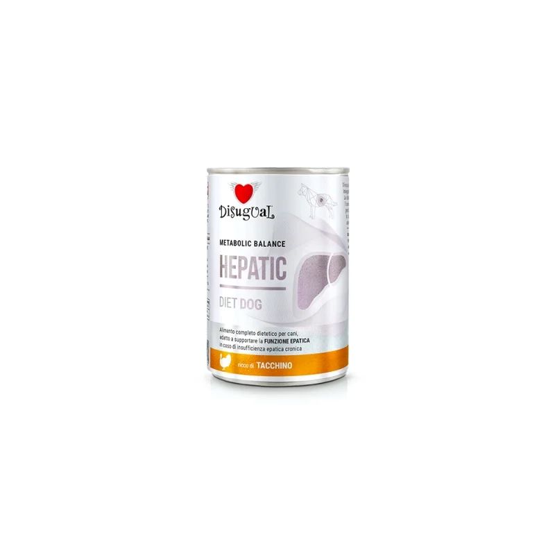 Disugual Diet Adult Dog Hepatic Wet Food Γαλοπουλα 400Gr