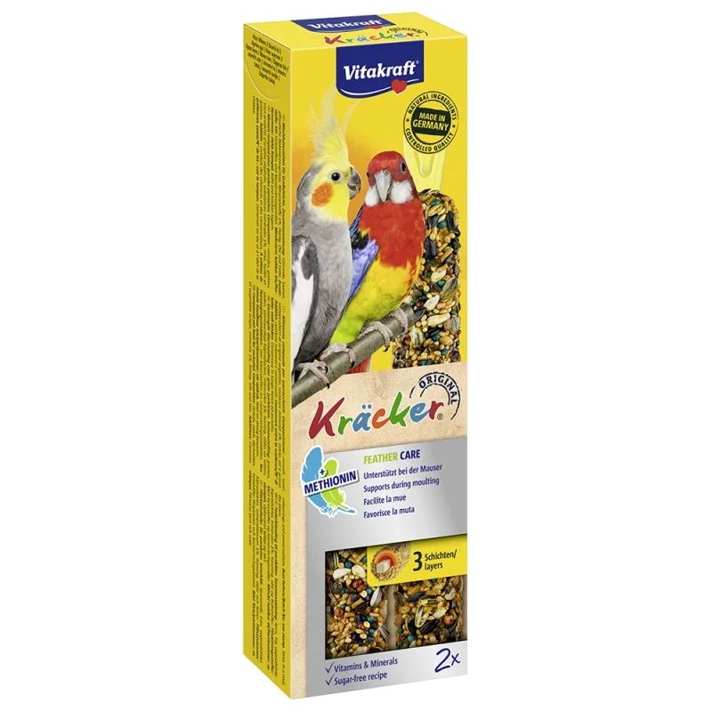 Vitakraft Kracker Duo Για Μεγαλους Παπαγαλους Προστασια Φτερωματος 2Τμχ