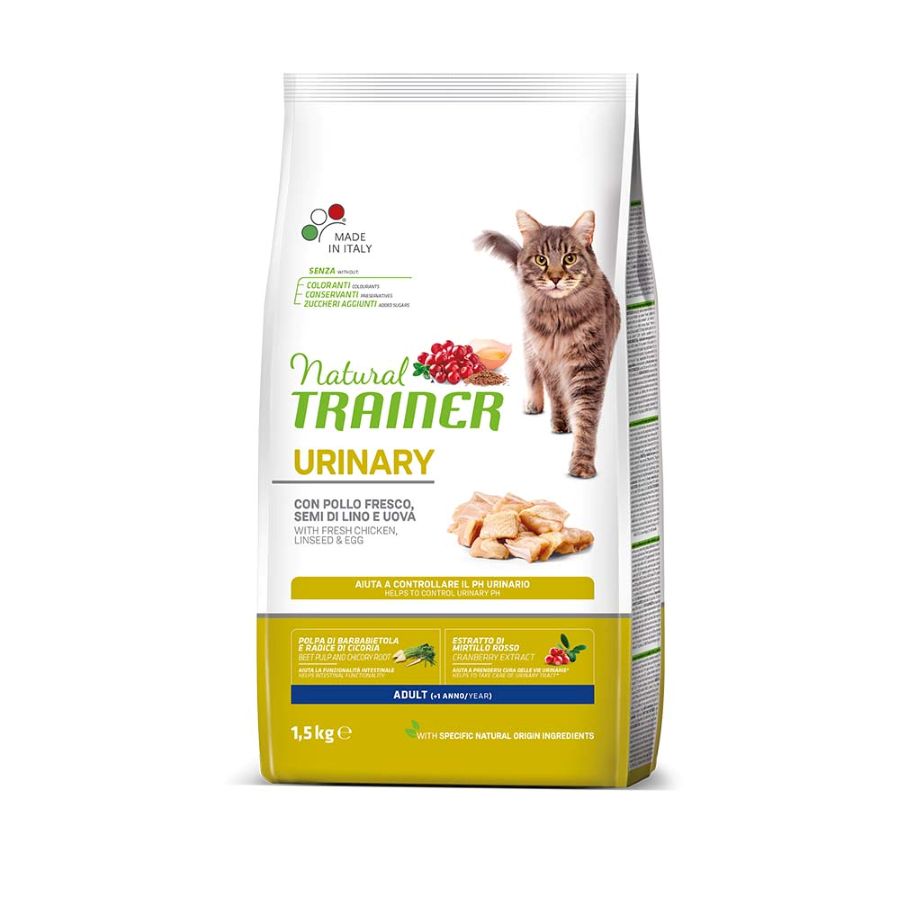 Natural Trainer Urinary Care Adult Cat Κοτοπουλο 1.5Kgr