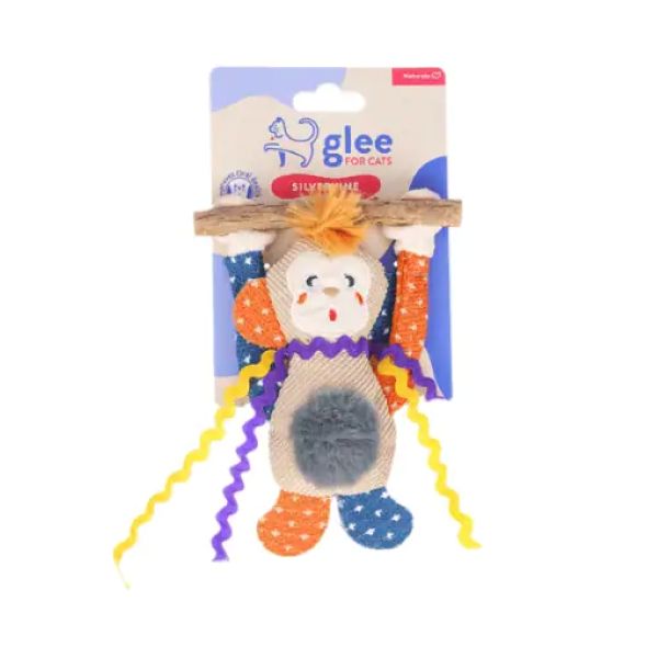 Glee Natural Silvervine Monkey Με Catnip Παιχνιδι Γατας 15Cm