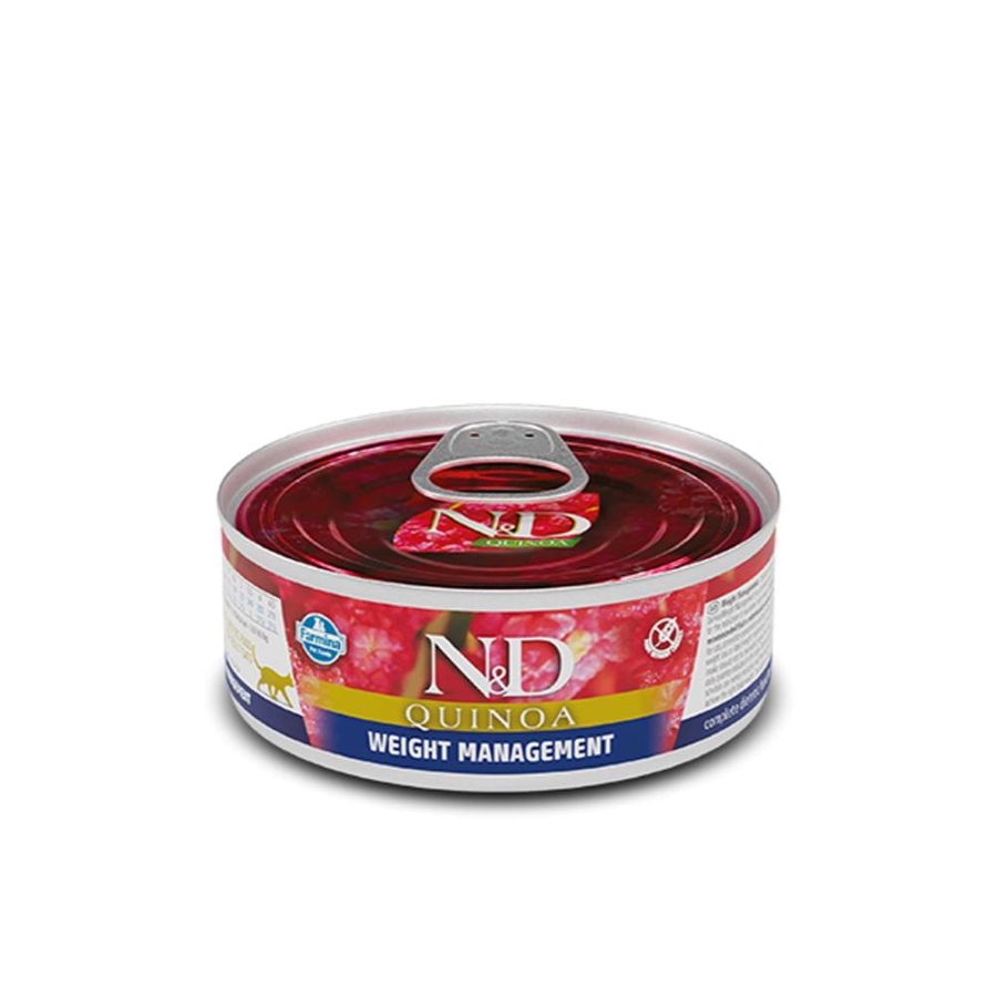 Nd Quinoa Adult Cat Weight Management Wet Food 80Gr