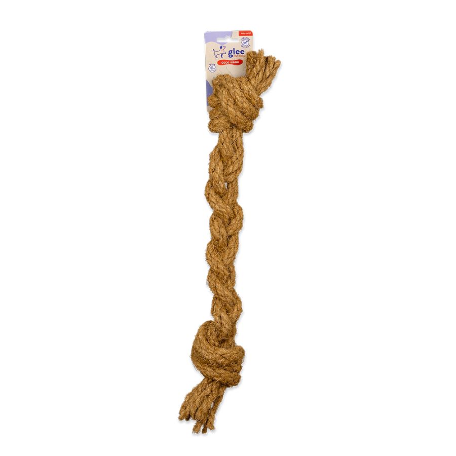 Glee Naturals Παιχνιδι Σκυλου Σχοινι Καρυδας Με Κομπους Large 55Cm