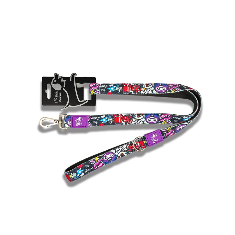 Glee Platinum Ghost City Οδηγος Ιμαντα Βολτας Σκυλου Large 2.5Cm X 120Cm