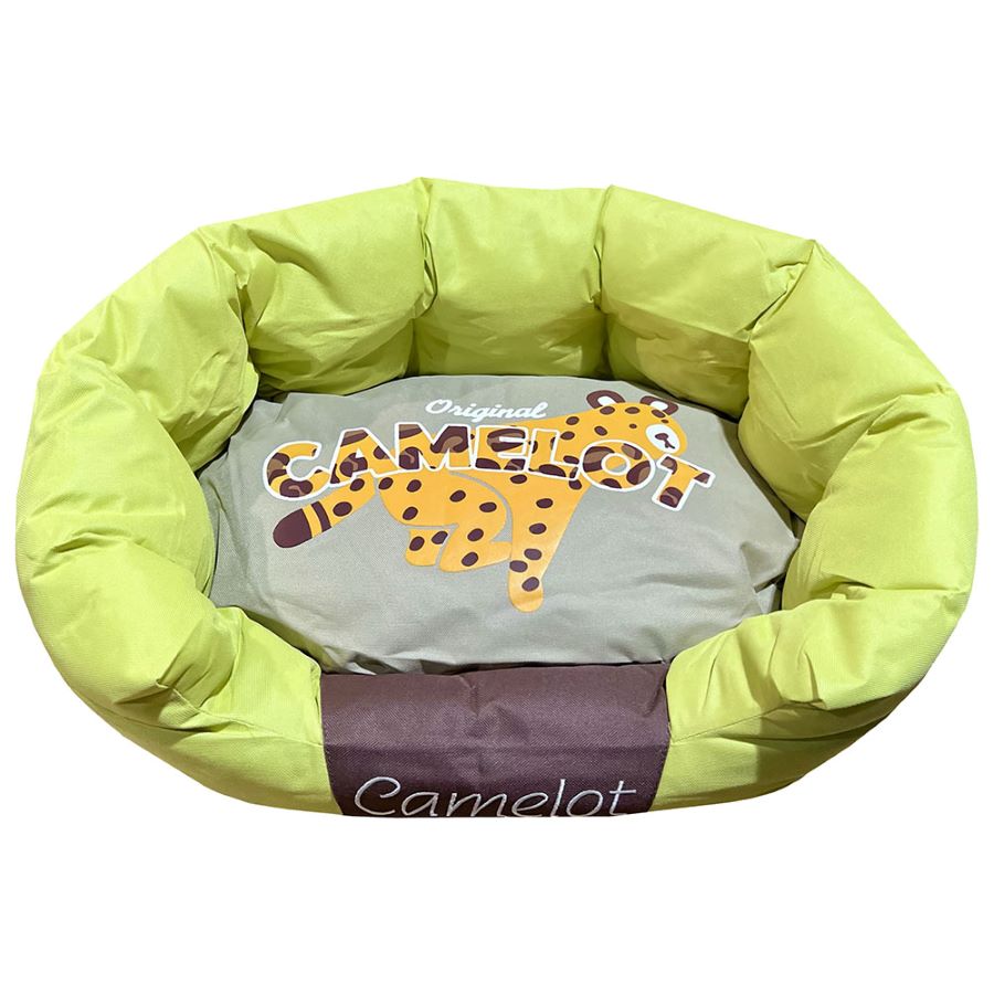 Pet Camelot Touchdog Bou Bou Κρεβατακι Yellow Small 45X35X21Cm