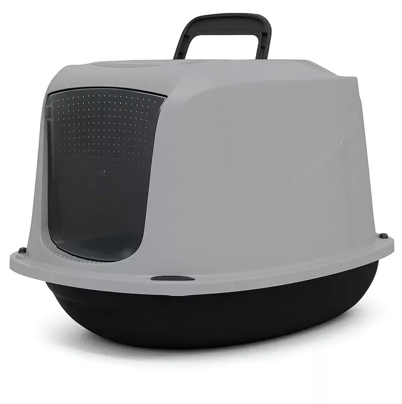 Nobleza Κλειστη Τουαλετα Γατας Γκρι Μαυρο 45X36X34.5Cm