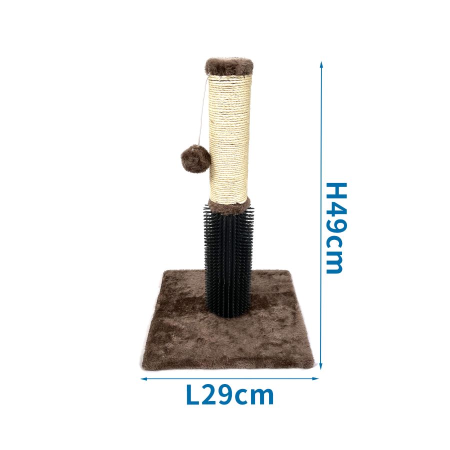 Nobleza Ονυχοδρομιο Με Βουρτσα Μασαζ Για Γατες 29X29X49Cm