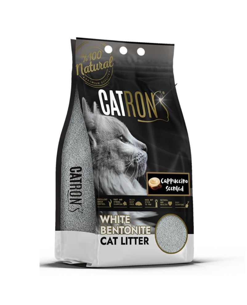 Catron Αμμος Γατας Λευκος Μπετονιτης Cappuccino 10Lt