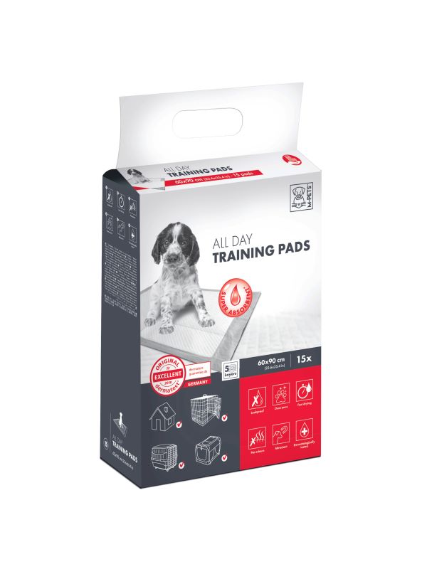 Mpets All Day Training Pads 90X60Cm 15Pcs
