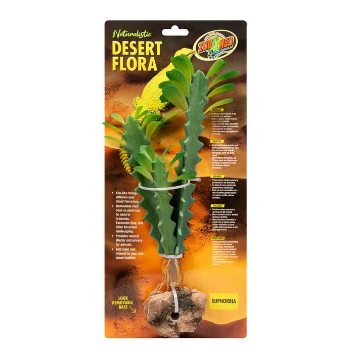 Zoo Med Naturalistic Desert Flora Euphorbia Τεχνητο Φυτο Ερημου 15.9X5.1X36.2Cm