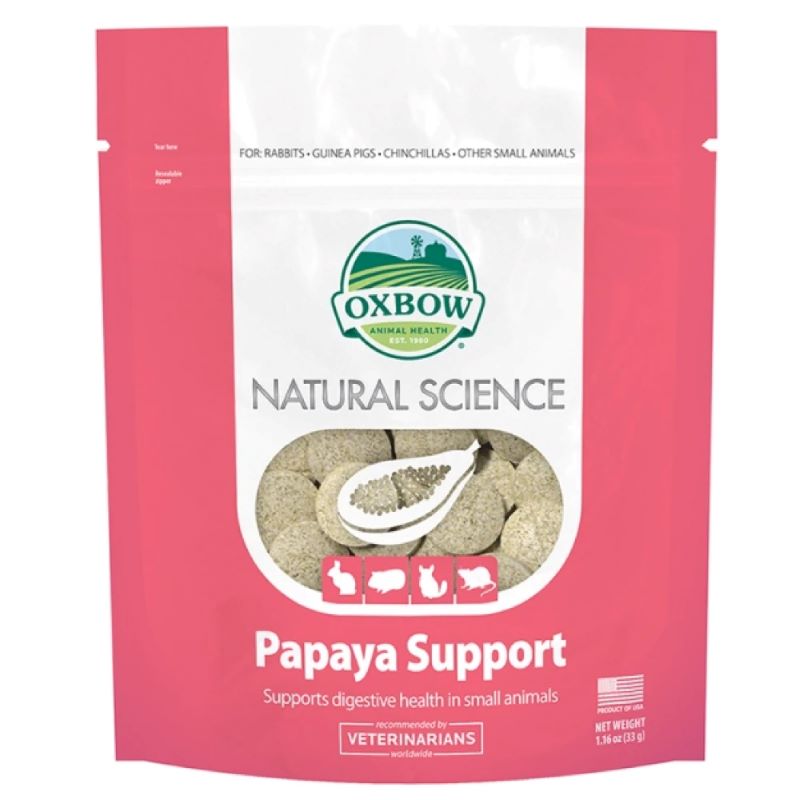 Oxbow Natural Science Papaya Digestive Support Για Τρωκτικα 33Gr