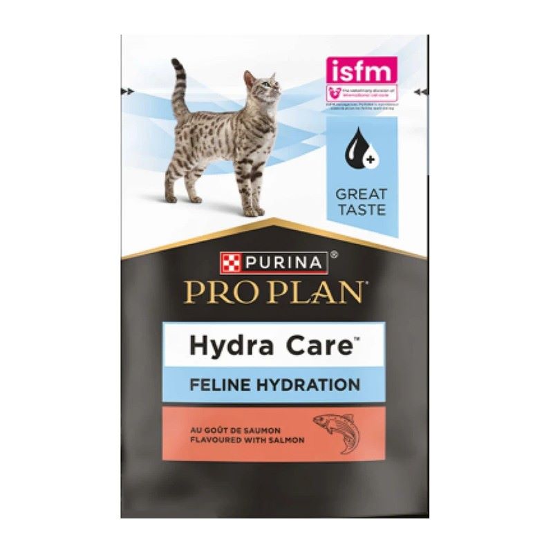 Purina Pro Plan Veterinary Diet Hydra Care Adult Cat Pouch Σολομος 75Gr